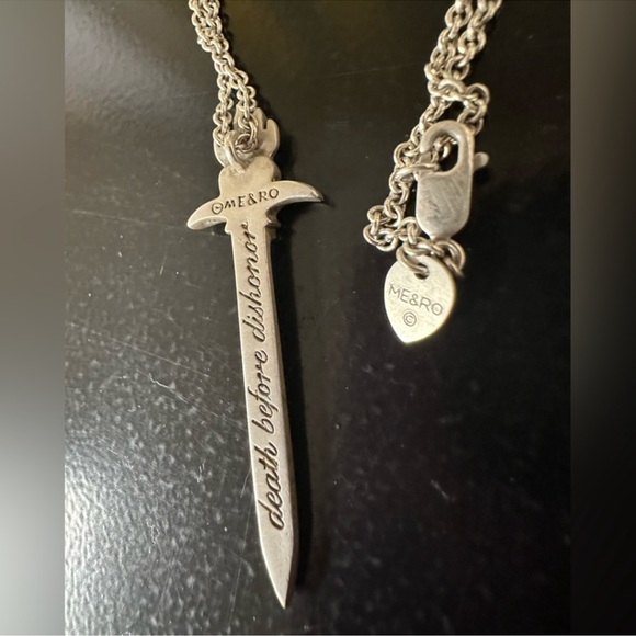 WOW POSHMARK - Authentic Me & Ro Sterling Silver Sword Necklace - Picture 11 of 16